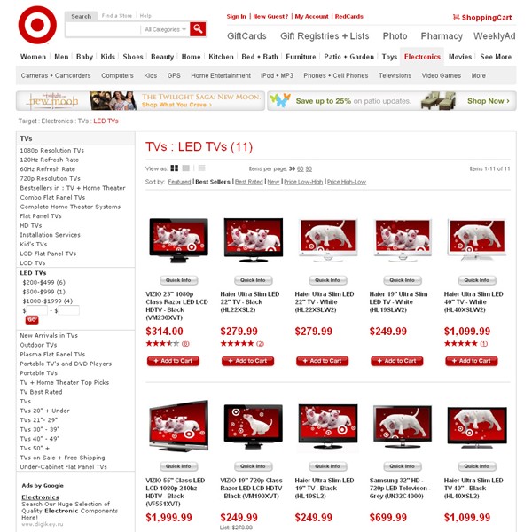 Websites: Target