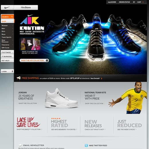 Websites: Nike