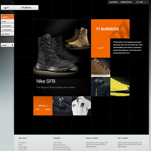Websites: Nike